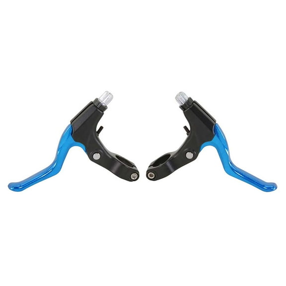 Bike Cantilever Alloy Brake Lever Set 228-AD Blue/Blue. bike part, bicycle parts.