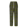 thumbnail image 7 of BRANROY Mens Soft Flannel Plaid Pajama Pants - Lounge Bottoms with Pockets Drawstring Relaxed Fit Pants Sleepwear Pajamas for Men Casual Home Pants,Army Green XL, 7 of 7