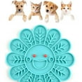 thumbnail image 3 of Comedero lento para mascotas en forma de flor, 2 uds., cuenco para perros y gatos, almohadilla para lamer, alternativa divertida para comer más despacio, alimentador de rompecabezas para gat, 3 of 4