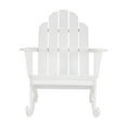 thumbnail image 4 of Linon Brookhaven Outdoor Adirondack Rocking Chair, White, 4 of 11