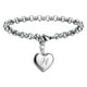thumbnail image 1 of Pulseras con iniciales para adolescentes Pulseras con corazón de acero inoxidable para mujeres 26 letras Alfabeto Pulsera Regalos de joyería para niñas adolescentes, 1 of 4