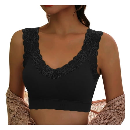 

DNDKILG Women s Bras Push-Up T-Shirt Bra Black D