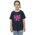 thumbnail image 2 of DC Comics T-Shirt en Coton pour Filles Superman Logo Cœurs et Étoiles Roses, 2 of 3