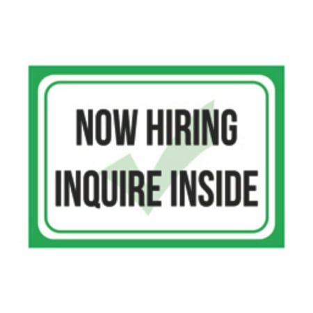 printable now hiring signs