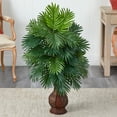 thumbnail image 4 of Nearly Natural Areca Palm Silk Artificial Plant with Urn- 37", 4 of 5