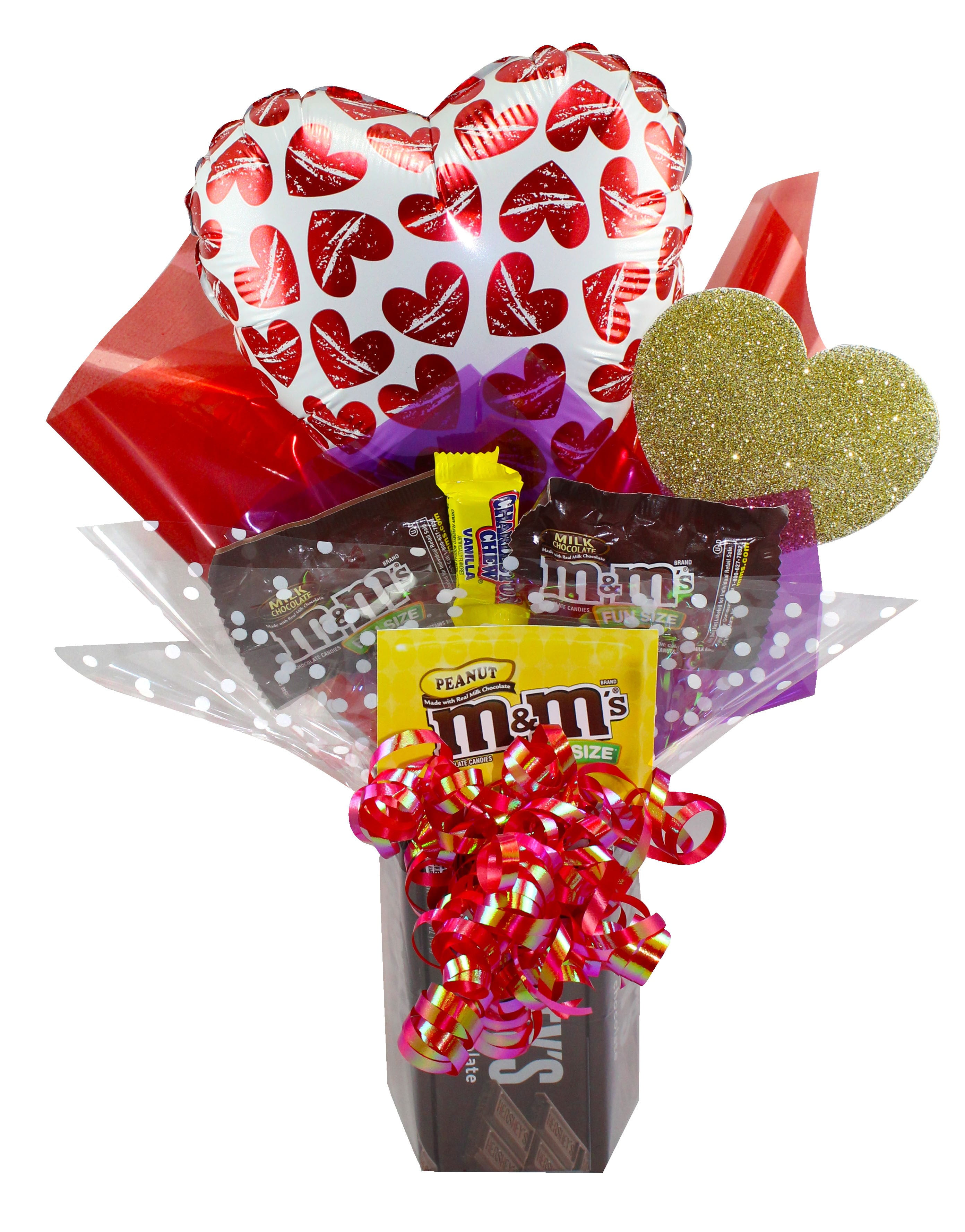 Candyblossom, Valentines, Bouquet, Variety Cookie Candy