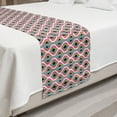 thumbnail image 2 of Wave Bed Runner, Retro 70s Inspired Look Art Pattern with Colorful Geometric Abstract Funky Waves, Decorative Accent Bedding Scarf for Hotels Homes and Guestrooms, Queen, Multicolor, by Ambesonne, 2 of 2