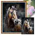 thumbnail image 1 of Kit Punto Cruz Caballo Impreso Hilo Algodón Ecológico Bordado 11CT 40x53cm, 1 of 9