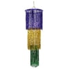 Beistle 4' 3-Tier Shimmer Chandelier Green/Gold/Purple 57510-GGP