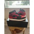 thumbnail image 1 of A i r-Jor-dan 1 Mid Bred Toe Size 10.5, 1 of 5