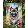 thumbnail image 3 of Keeshond Luau Garden Flag 11.25 in x 15.5 in, 3 of 5