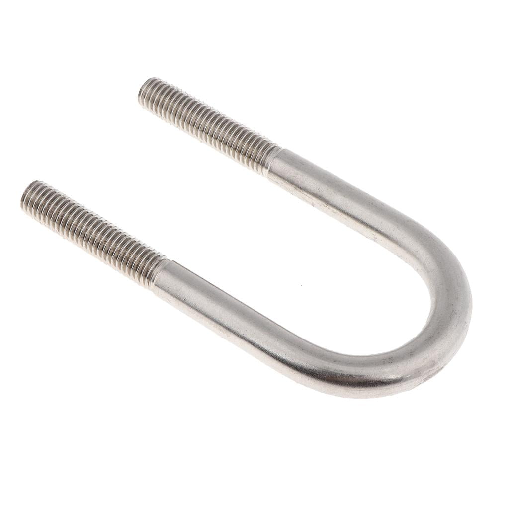 10mm x 90mm STAINLESS STEEL MARINE U BOLT with PLATES and NUTS boat yacht 