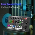 thumbnail image 2 of Mezclador de amplificador FLhrweasw consola de mezcla de voz en vivo con tarjeta de sonido F998, 2 of 9