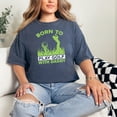 thumbnail image 2 of Born to Golf with Daddy, Son-To-Father Golfer, Denim Comfort Colors T-Shirt, Small, 2 of 3