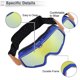 thumbnail image 5 of 1 Set de Gafas de Motocicleta Universales, Gafas de Sol Dimmables, Protección UV, Negro Azul, TPU PC, 5 of 6