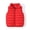 Red, variant on Qudderr Toddler Kids Light-Weight down Puffer Vest for Boys Girls Warm Full-Zip Sleeveless Jacket Solid Color Fall Winte Waistcoat Size 3-13T