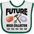 thumbnail image 3 of Inktastic Future Rock Collector Boys or Girls Baby Bib, 3 of 4
