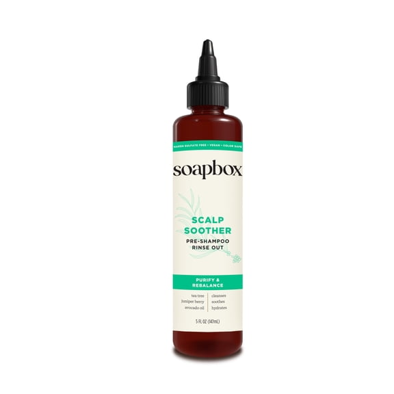 Soapbox Scalp Treatment - Tea Tree Oil & More to Soothe Itchy, Dry Scalp, 5oz