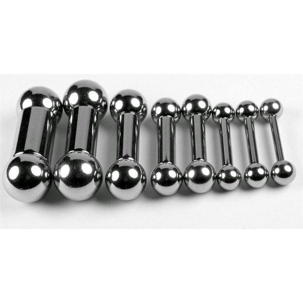 Gauged Tongue Ring 1 piece (B/2/2/35) (steel 6g (4mm))