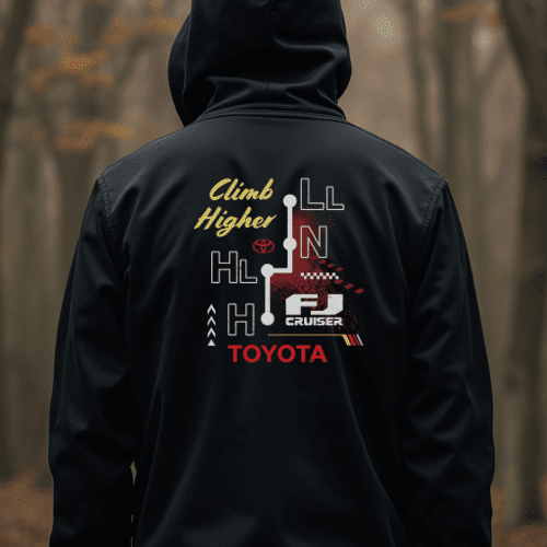 Toyota FJ Cruiser Zip-Up Hoodie-Climb Higher