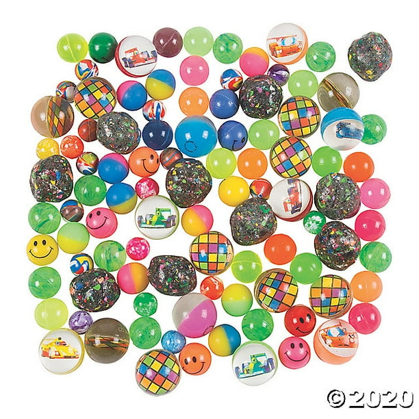 Bouncing Ball Party Favors, 100 Pieces