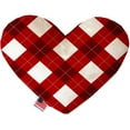thumbnail image 2 of Mirage Pet 1311-CTYHT6 Candy Cane Argyle Canvas Heart Dog Toy - 6 in., 2 of 2