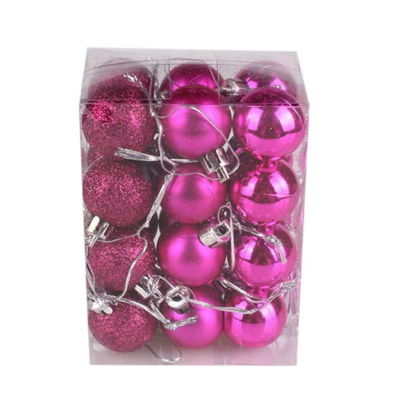 JeashCHAT 30mm Christmas Xmas Tree Ball Bauble Hanging Home Party Ornament Decor