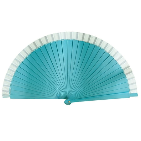 

VEAREAR Folding Fan Smooth Opening/Closing Plain Classical Art Craft Fine Texture Stage Performance Decoration Chinese Style Dance Retro Folding Hand Fan for Party