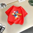 thumbnail image 5 of Marca Linda camiseta de algodón de verano para niños con el Pato Donald, linda y divertida camiseta de dibujos animados de Disney para niño y niña, ropa informal de moda para niños, 5 of 5