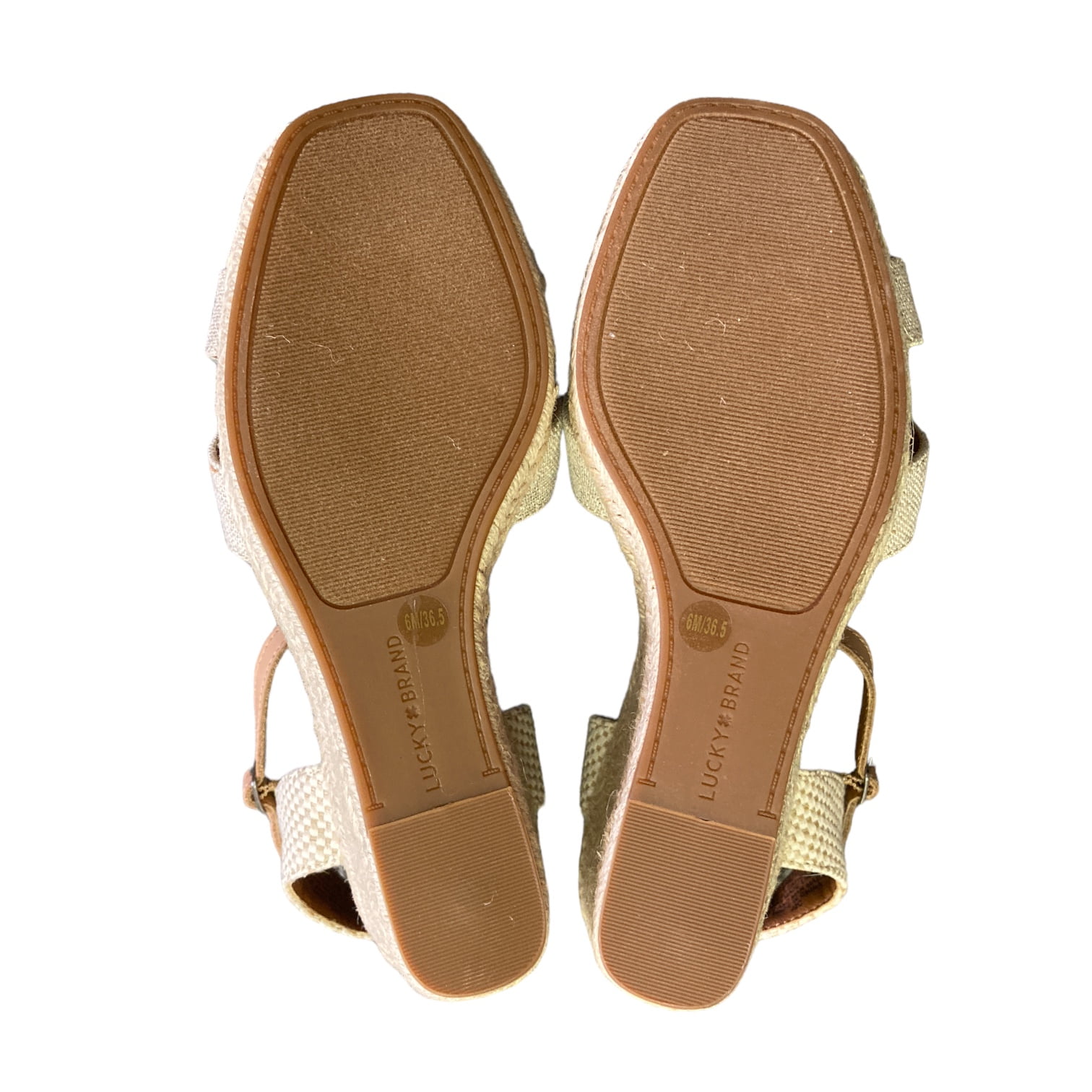 Lucky Brand Maeylee Womens Espadrille Cut-Out Ankle Strap | ShopSimon