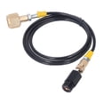 thumbnail image 4 of CO2 Refilling Connector, 60in Hose Perfect Match Soda Refill Adapter Low Magnetic Permeability  For Replacement High Pressure Hose, 4 of 8