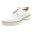 White Lizard, variant on LIBERTYZENO Mens Casual Shoes Textile And Suede Leather Lace-Up Oxford Casual Shoes For Mens Lava Red 9.5