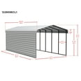 thumbnail image 4 of Arrow 12 x 29 x 9 ft Eggshell Carport With 1 Side Wall Kit, 4 of 15