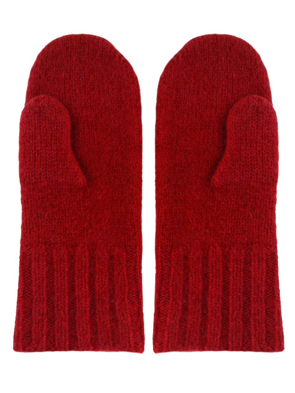 100% Boiled Wool Cuffed Black Gloves by Dachstein Woolwear from Austria 