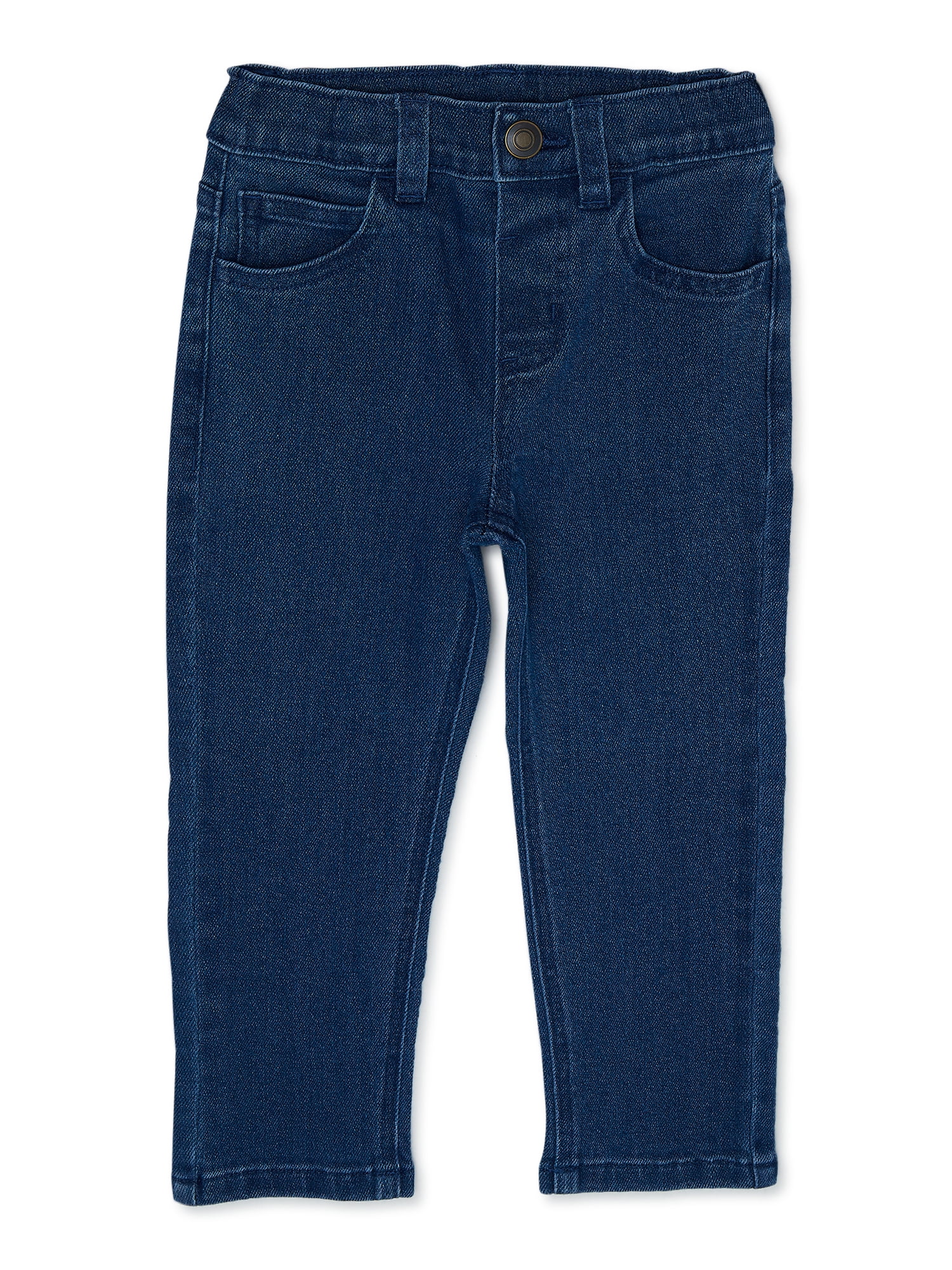 Wrangler Toddler Boy Pull-On Straight Leg Jeans, Sizes 12M-5T