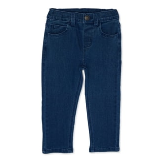 Wonder Nation Boys Straight Fit Denim Jeans Sizes 4-18 Husky