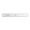 Westcott Shatterproof Ruler, 12", English, Metric, Clear, 0.04 lb., for Office, 1-Count