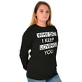 thumbnail image 4 of Anti Valentines Day Love Stinks Women's Long Sleeve T Shirt Brisco Brands M, 4 of 6