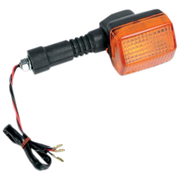 K&S DOT Compliant Black Turn Signal w/Amber Lens (25-1035)