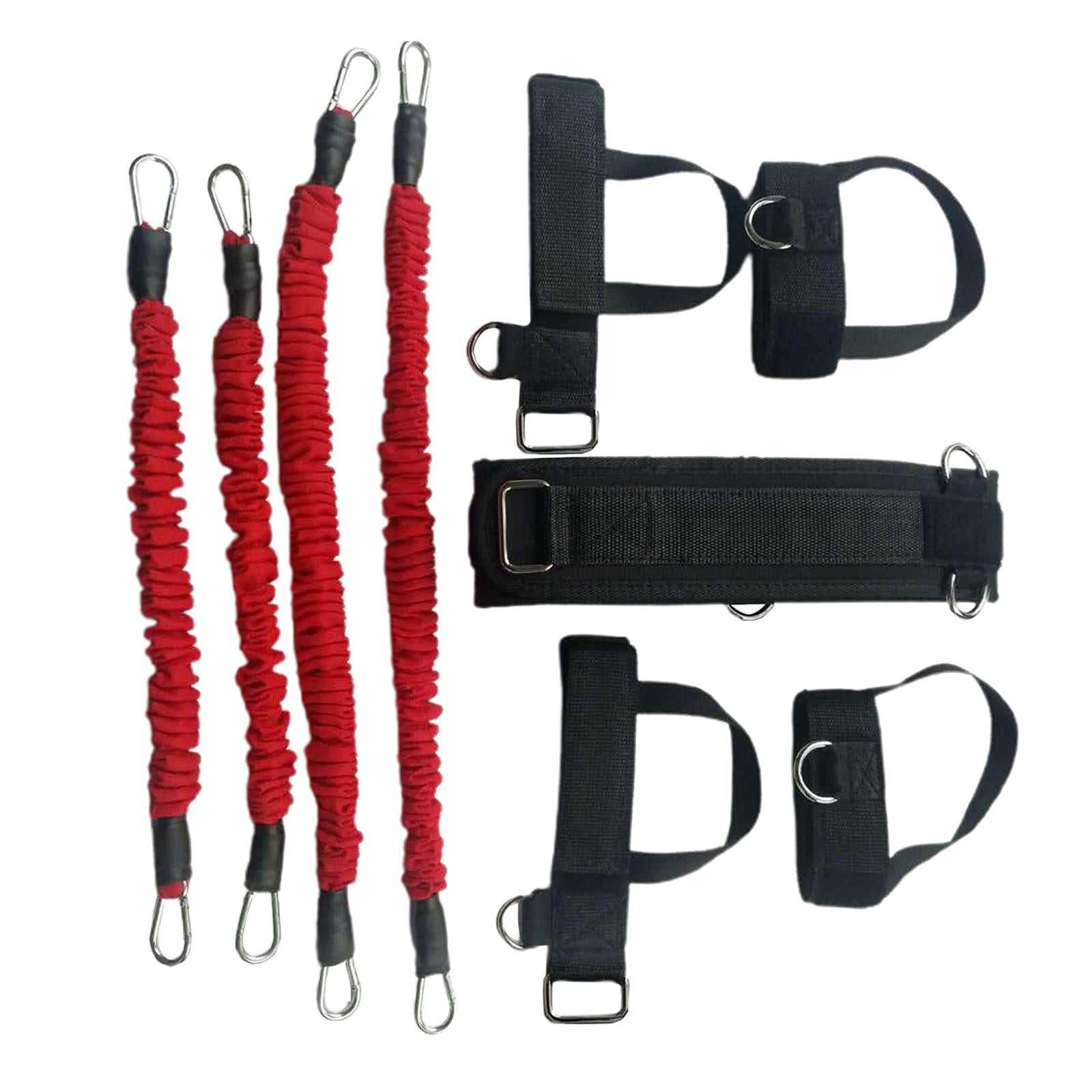 11PCS Fitness Resistance Bands Set for Leg Arm Exercises Boxing Gym Pull up Rope 