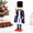 Blue-38cm-1, variant on 11.2 Inchmas Decorations Nutcracker Ornaments Wooden Figures Festive Collectible Gift Fortable Desktop Fireplace Thanksgiving Deco