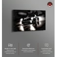 thumbnail image 2 of Night Run Racing Car Print Man Cave Canvas Wall Art by Notoriart, Gallery Wrapped, 54"x36", 2 of 7