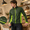 Armygreen-yellow-Medium, variant on Armygreen-yellow Medium Men's Winter Thermal Windproof Cycling Running Jacket