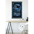 thumbnail image 5 of MLB Tampa Bay Rays - Neon Helmet 23 Wall Poster, 22.375" x 34", 5 of 5