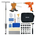 thumbnail image 1 of VEVOR Dent Puller Kit, 61 PCS Paintless Dent Removal Kit with Golden Lifter, Slide Hammer T-Bar, Glue Gun, Auto Body Hail Damage Repair Remover Tools for Car Refrigerator Large Small Door Ding Repair, 1 of 9