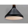 thumbnail image 3 of Maxim Lighting Nordic - 7" One Light Pendant, Walnut/Black Finish, 3 of 5