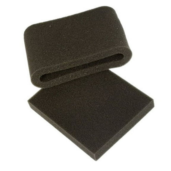 HQRP Upper Tank Filter and Pre-Motor Filter Set for Bissell 43B0 53F8 62N7 6590 6801 CleanVieW PowerTrak Bagless Revolution Upright Vac Vacuum Cleaner Clean VieW Power Trak 3093 Style 7 / 8   Coaster