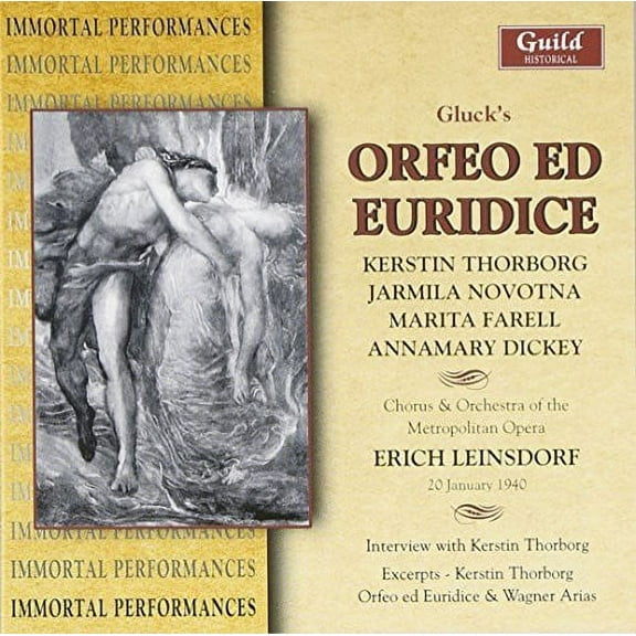 Gluck - Orfeo Ed Euridice 1940 - Music & Performance - CD