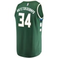 thumbnail image 3 of Men's Fanatics Antetokounmpo Green Milwaukee Bucks Fast Break Replica Player Jersey - Icon Edition, 3 of 6
