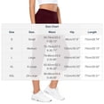 thumbnail image 3 of Capri Pants for Women Casual Work Elastic High Waist Solid Color Yoga Cropped Pants with Pockets (S, Beige), 3 of 8